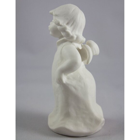 Vintage 1971 Goebel W Germany White Porcelain Kissing Angel Figurine HE51B - Picture 3 of 6